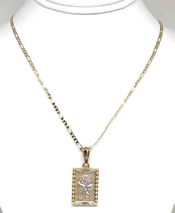 Gold Plated Rose Square Portrait 
