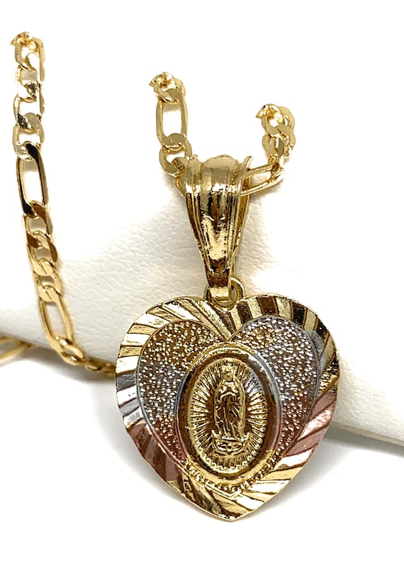 Virgin mary heart necklace shop