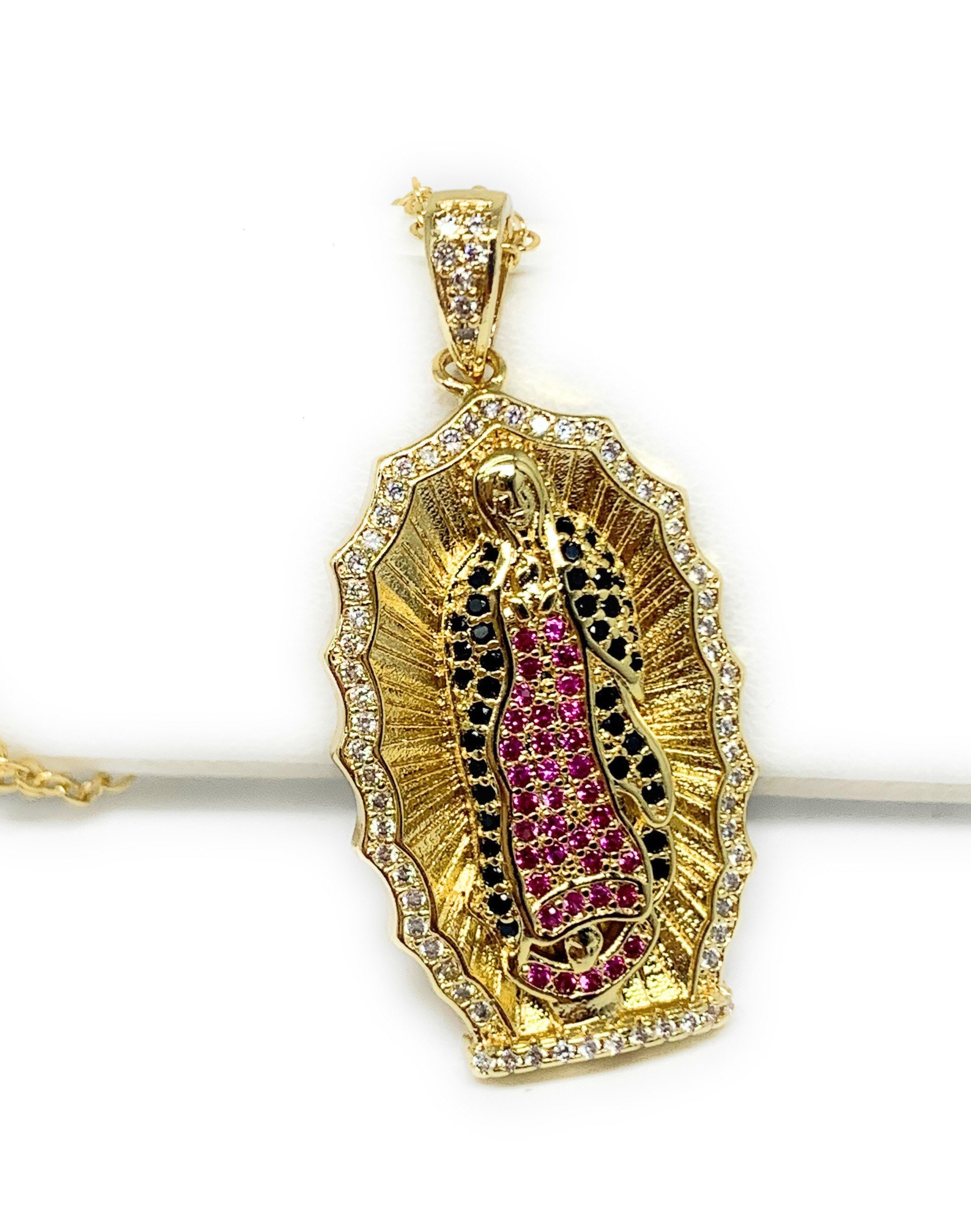 アクセサリー Supreme Virgin of Guadalupe Pendant Supreme Virgin Of Guadalupe 14k Pendant | Shop at Mercari