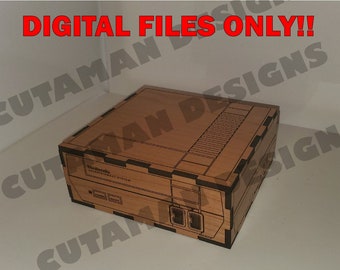 NES Mini Console Coaster Box-DIGITAL files ONLY!