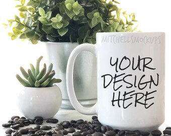 Succulents Mockup Etsy