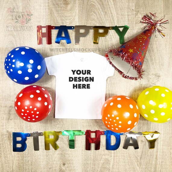 Download Birthday Shirt Mockup Happy Birthday Mockup Birthday Mockup Etsy
