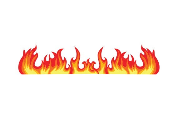 Line of Flames Png, Flames Svg, Fire Silhouette Flames Clipart, Fire Svg,  Png Fire Clipart Svg, Fire Vector Silhouette Digital Download File -   Canada