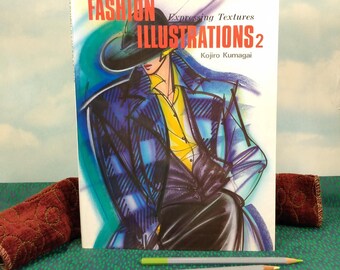 Fashion Illustrations 2: Expressing Textures Vintage 1988