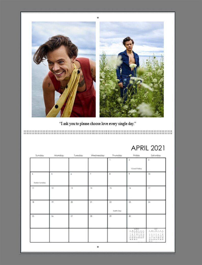 High Resolution Harry Styles Calendar 2023 High Resolution Harry Styles Calendar 2023