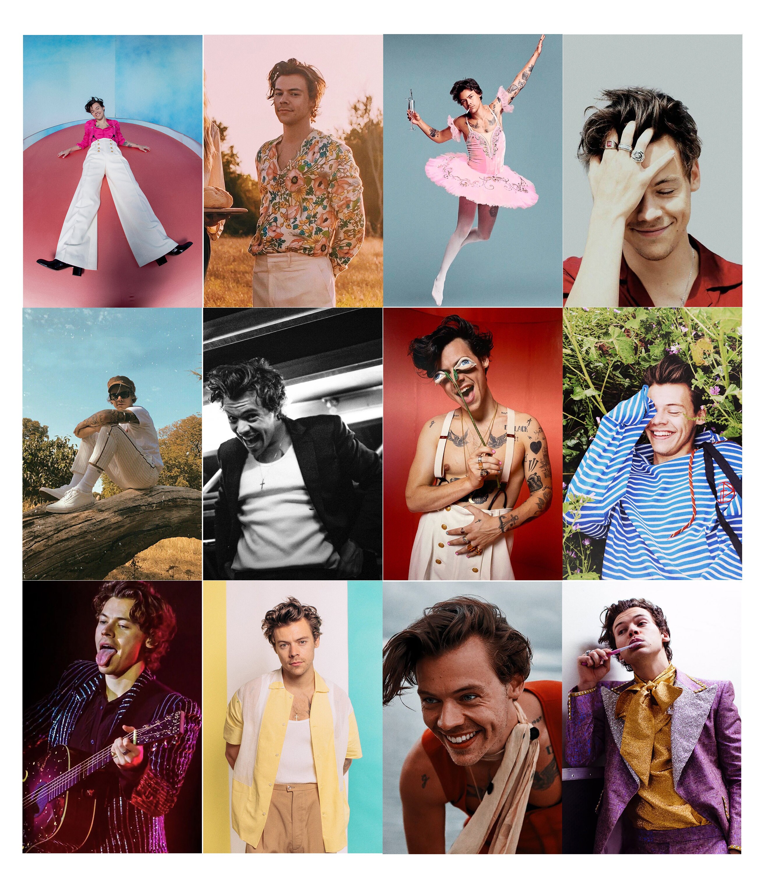 Harry Styles desk calendar 2021 2022 Etsy