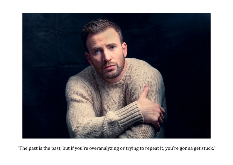 Chris Evans Wall Calendar 2023 With His Signature And Quotes Etsy Belgi 