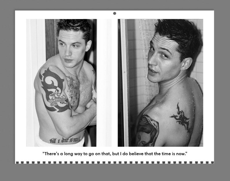 Tom Hardy Wall Calendar 2023 With His Signature and Quotes - Etsy UK
