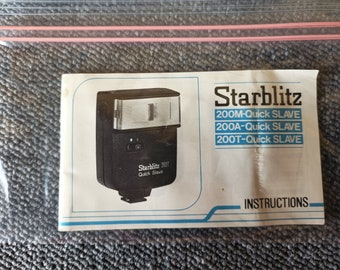 Starblitz 200M 200A 200T flash user manual