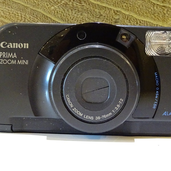 Canon Prima zoom mini point and shoot argentique 35mm