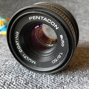 Pentacon standard 35mm format lens for 42 screw mount SLR