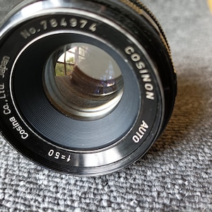 Cosinon standard lens 35mm format for 42 screw mount SLR