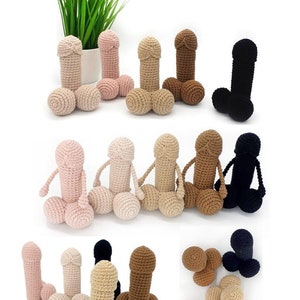 Crochet penis pillow and toy Mature amigurumi pattern for beginner image 7