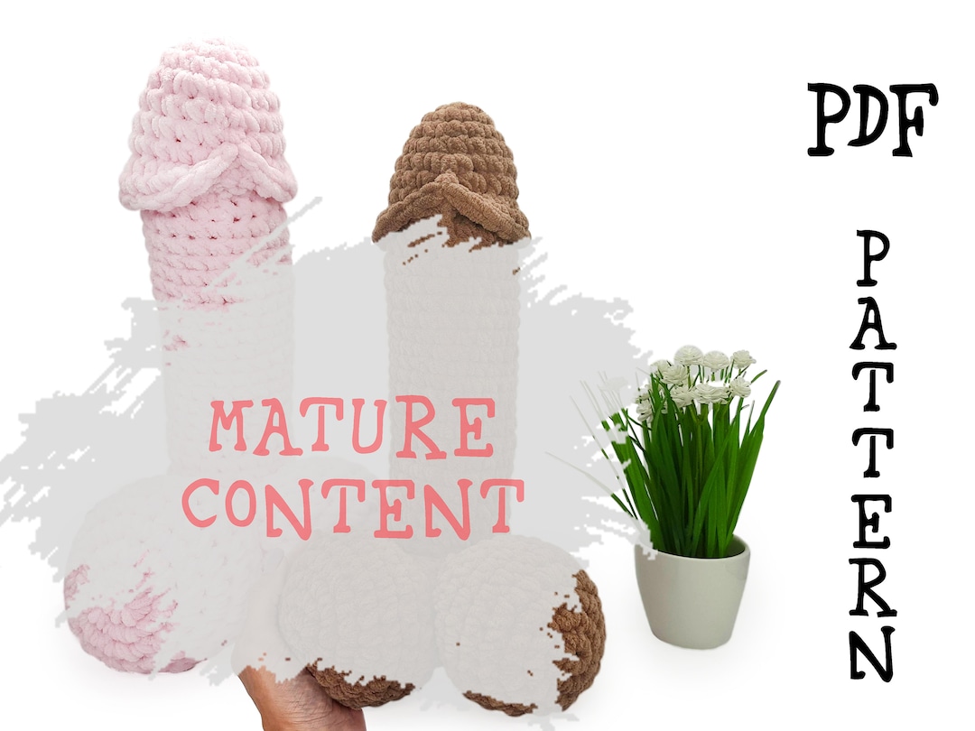 Crochet Penis Pillow Amigurumi Pattern for Beginner Funny Mature Gift - Etsy Japan