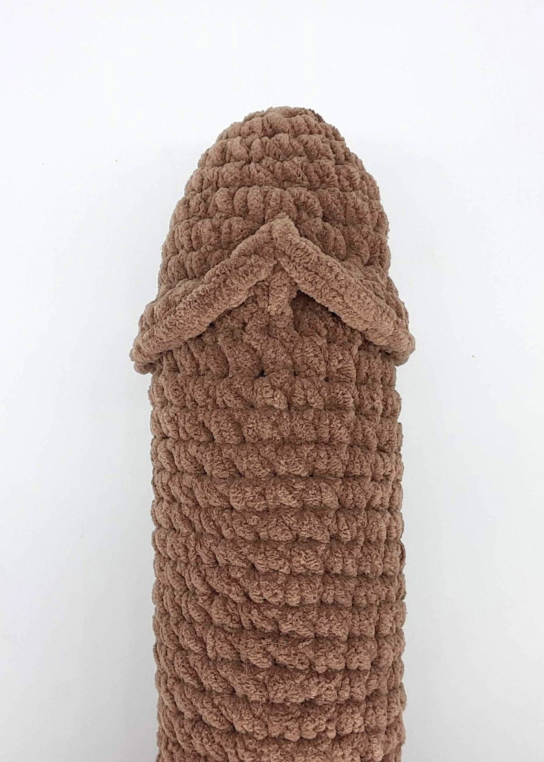Cojín de ganchillo para pene patrón Amigurumi para principiantes Regalo divertido para maduros imagen 8