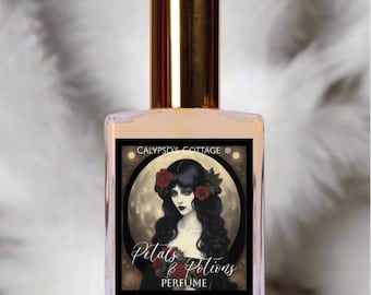 Petals & Potions Perfume -Silk Road Spices, Golden Amber, Whipped Vanilla, Sheer Musk