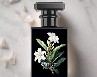 Oleander Perfume -White Oleander, Honey, Cashmere-Indie Fragrance-Luxury Fragrance- Victorian Gothic