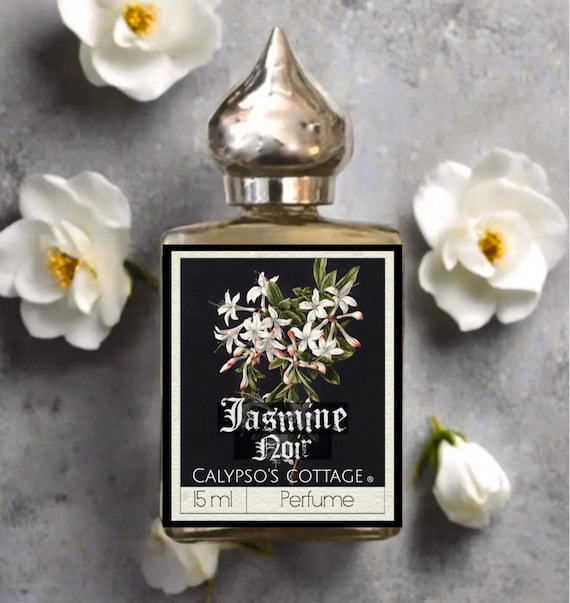 Jasmine Noir Perfume: Jasmine & Amber - Etsy