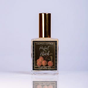 Honeyed Peach Perfume Oil: Brandy & Musk - Gourmand Fragrance