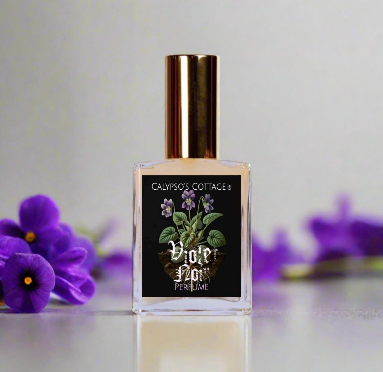 Violet Noir- Bergamot, Violets, Jasmine- Perfume Spray- Vegan