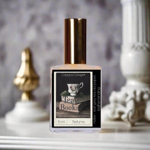 Tea and Books Perfume - Bookish Perfume, Literary Perfume, Literary Gifts