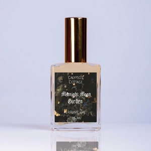 Midnight Moon Garden- Rose, Jasmine, Sandalwood -Perfume Oil- Indie Perfume