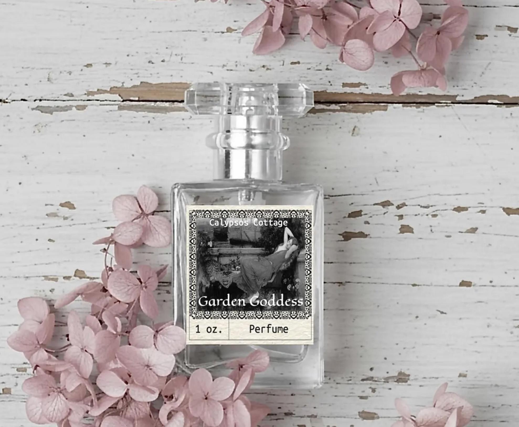 香水(女性用) Califor Garden Goddess- Rose, Jasmine, Sandalwood- Perfume - Vegan