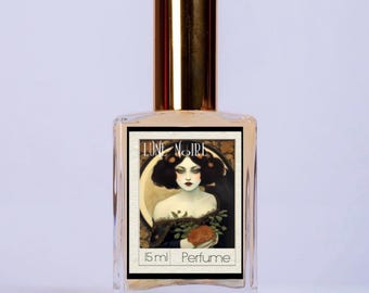 Lune Noire Perfume- Neroli, Lily, White Amber - Indie Fragrance