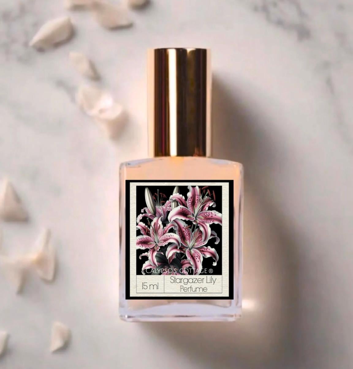 Stargazer Lily Perfume Attar of Exotic Lillies, Magnolia, White