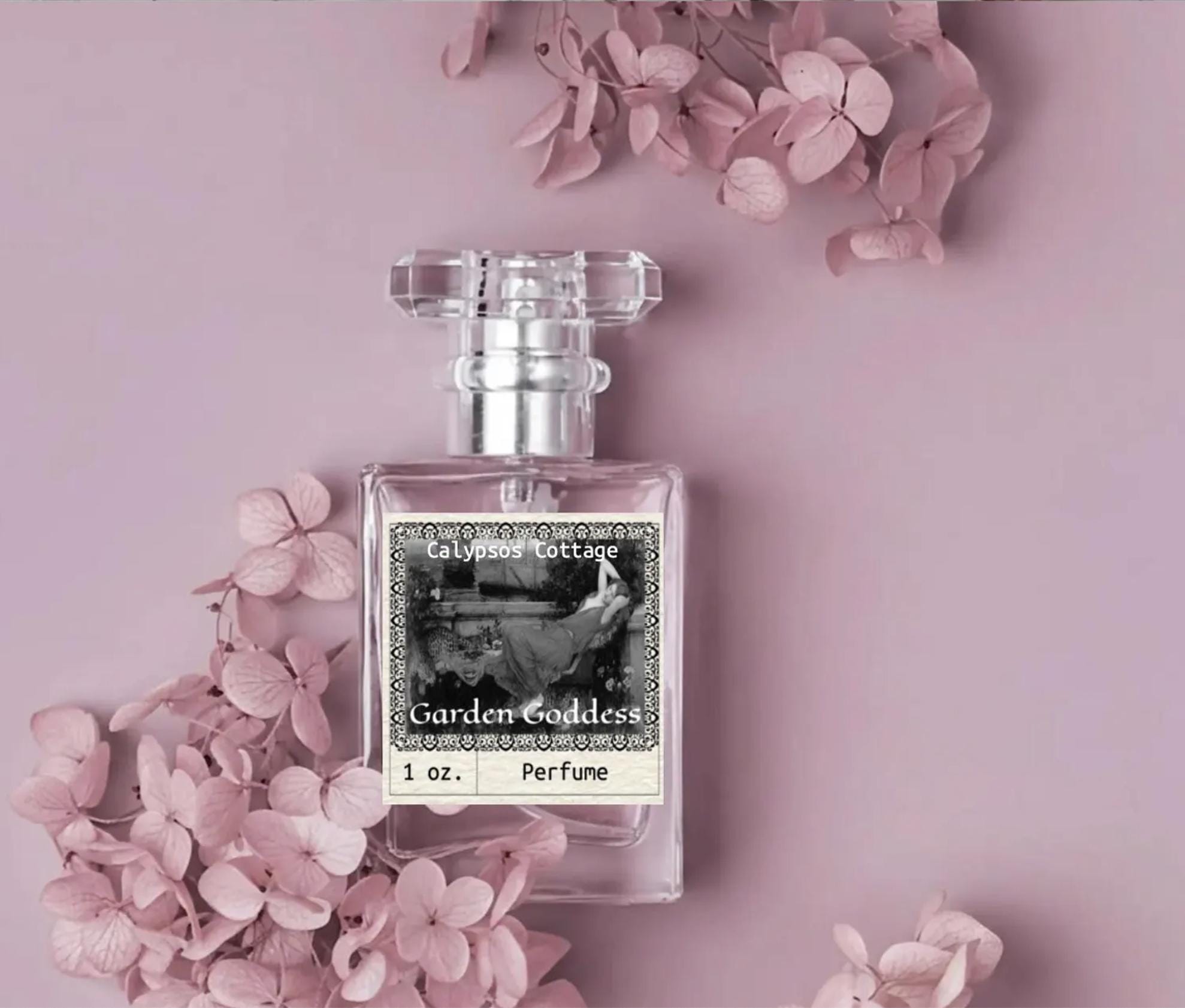 香水(女性用) Califor Garden Goddess- Rose, Jasmine, Sandalwood- Perfume - Vegan