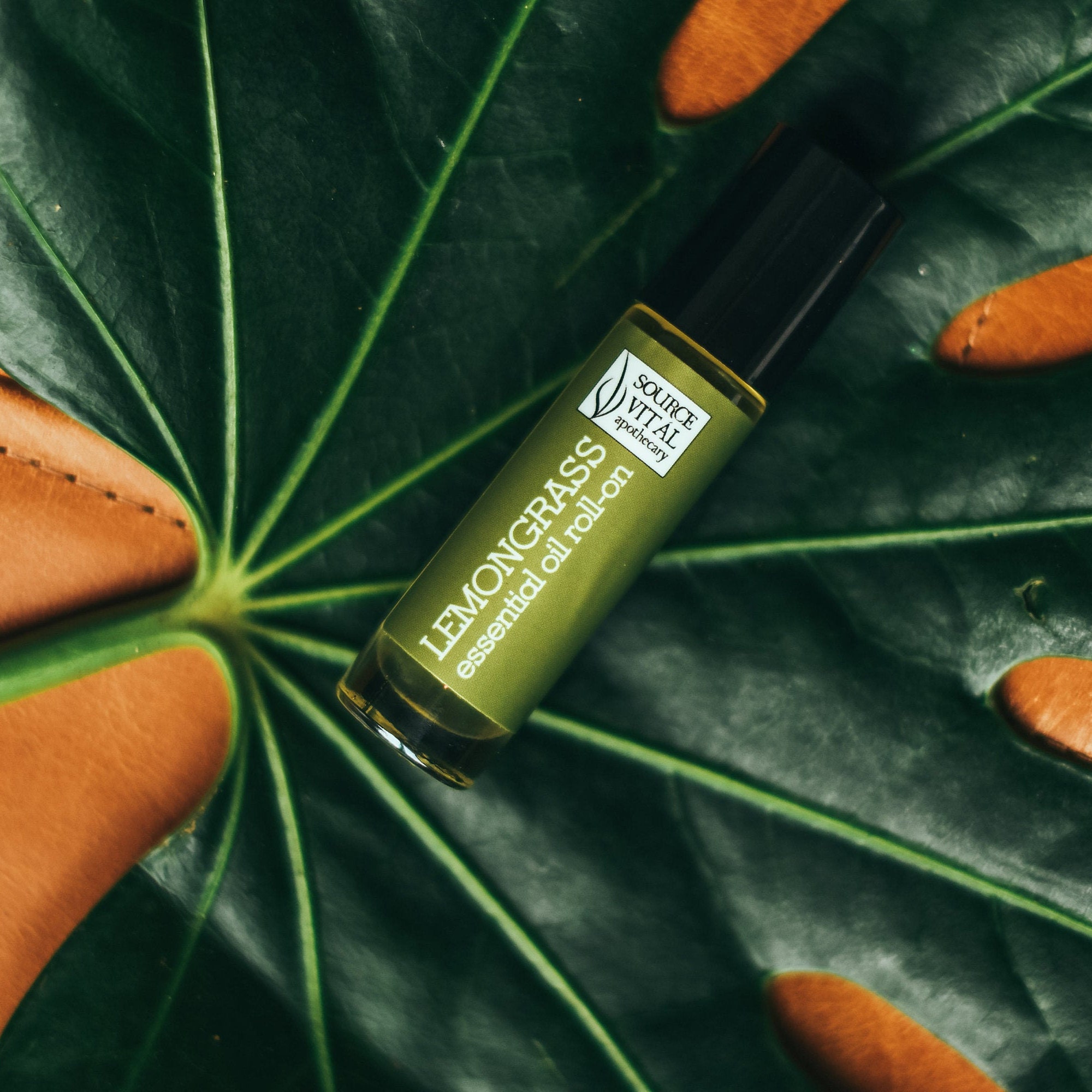 Lemongrass Fragrance Roller / Refreshing, Clean, Uplifting Aromatherapy