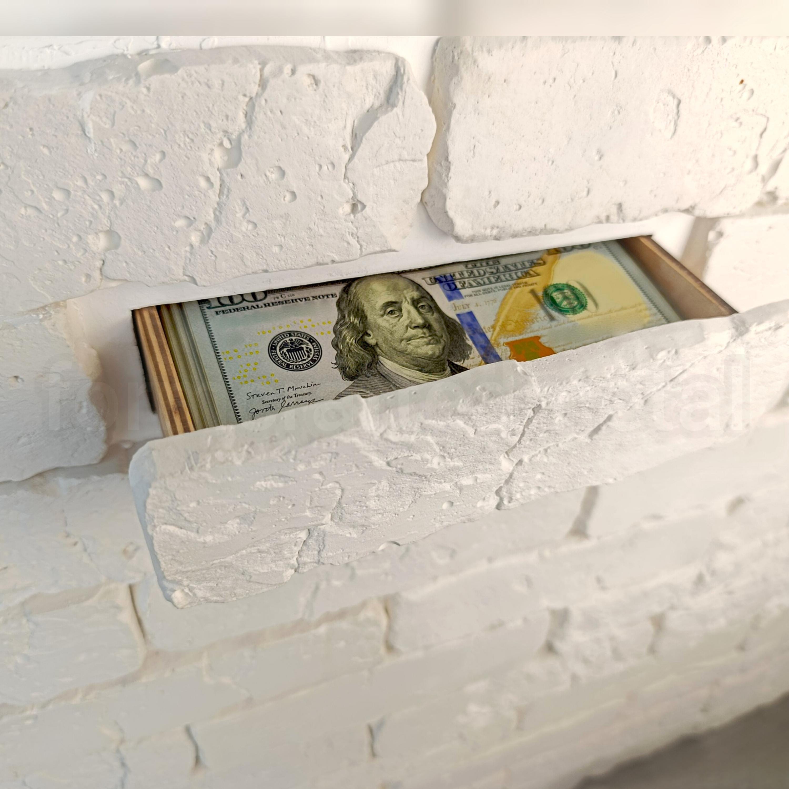Hidden Compartment Secret Diversion Safe With Wall Mount Unique ...