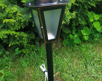Rustic Steel Garden Lamp with E27 Socket