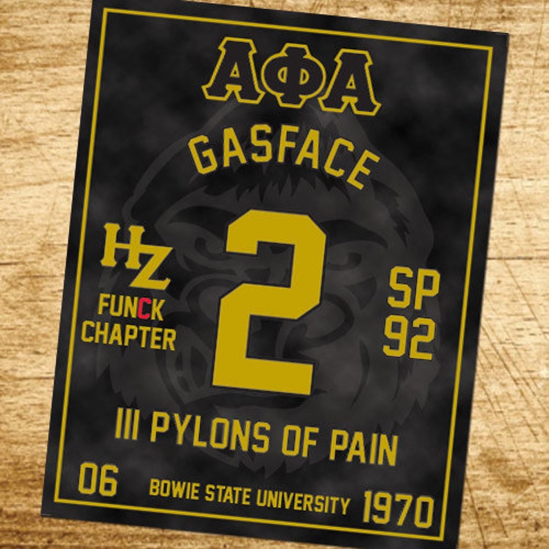 Alpha Phi Alpha Fraternity Incorporated Pledge Posters Etsy
