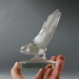 René Lalique, &quot;Swallow&quot; Sculpture, France 1930