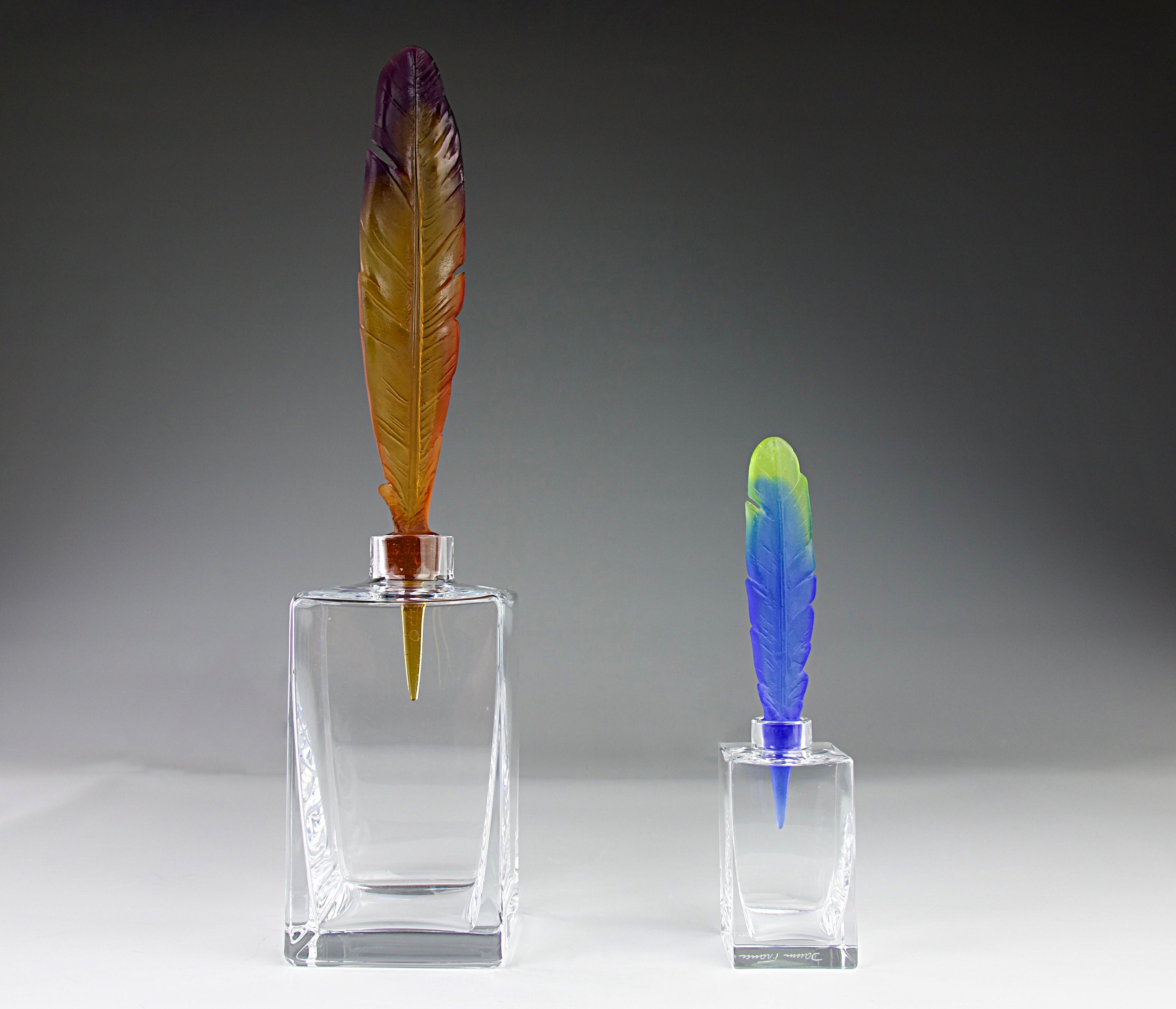 【保障できる】 for Mcconnico Hilton Daum, Carafes Quill Feather 'cheyenne' クリスタルガラス