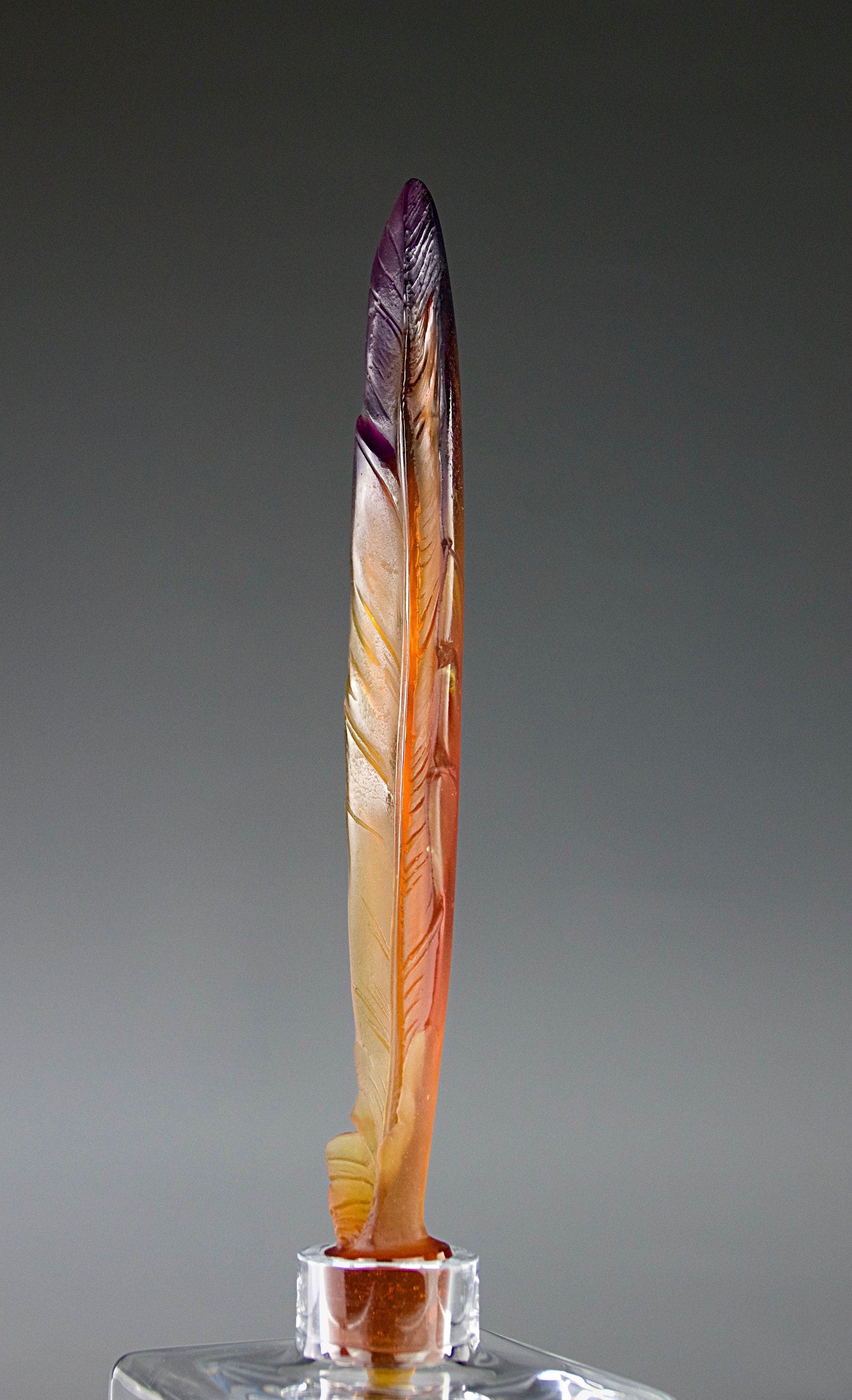 Hilton Mcconnico for Daum, 'cheyenne' Feather Quill Carafes