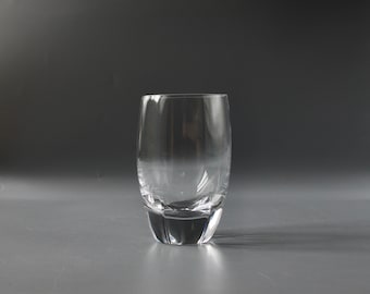 Lalique France, "Highland" Cocktail/Water Glass, France 1980s