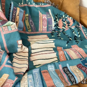 Custom Blanket - Personalized Bookish Gifts For Book Lovers, Bookworms, Readers - Lost In Stories