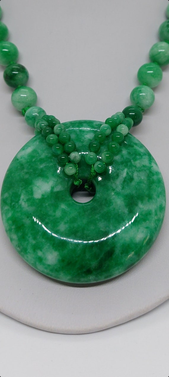 Buy Jade Necklace Men, Green Jade Pendant, 35th Anniversary, Anniversary  Gift for Husband Online in India - Etsy