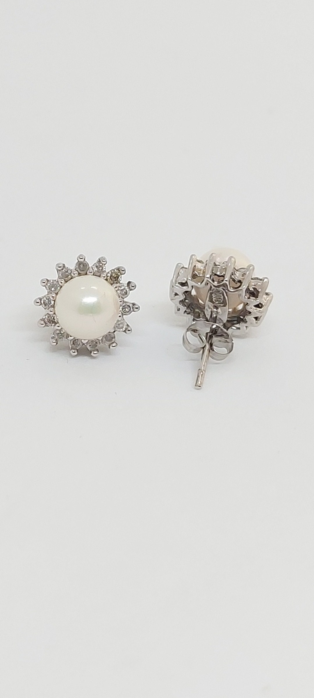 Buy Akoya Pearl Diamond Earrings Online In India - Etsy India