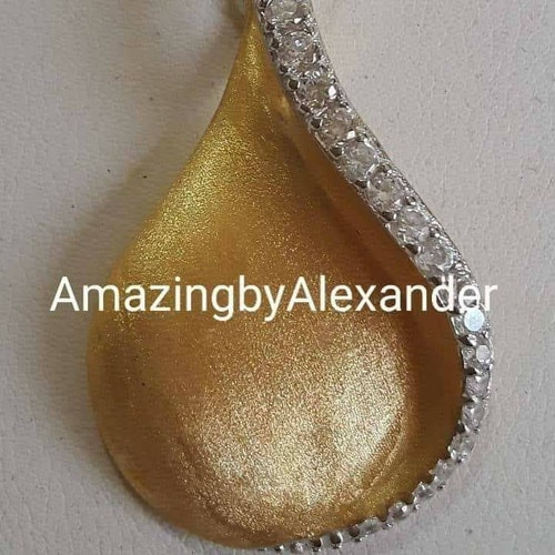 Bracciale Placcato Oro 18 Carati Decorato Con Pietre Naturali Di