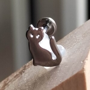 Cat helix cheap earring