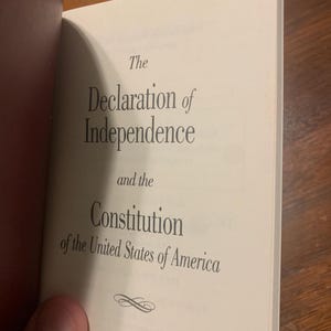 Pocket Constitution & Declaration of Independence image 3