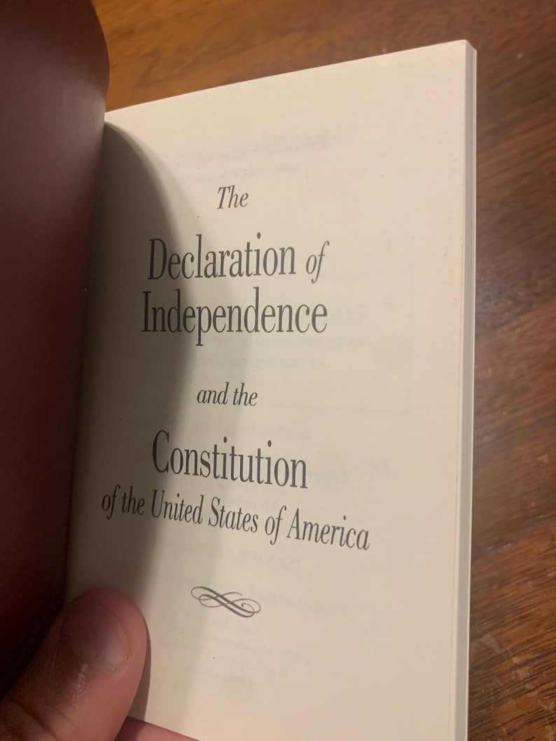 Pocket Constitution & Declaration of Independence image 3