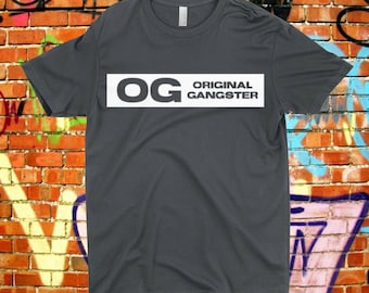 OG Original Gangster Old School Hip Hop Tee