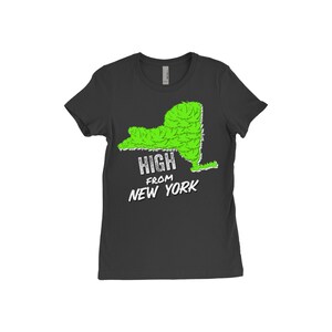 High From New York Women&#39;S Shirt (Black) ©