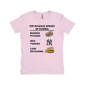 Invasive Species Florida AKTIKER Damen Tee-Licht