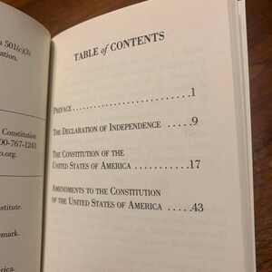 Pocket Constitution & Declaration of Independence image 5