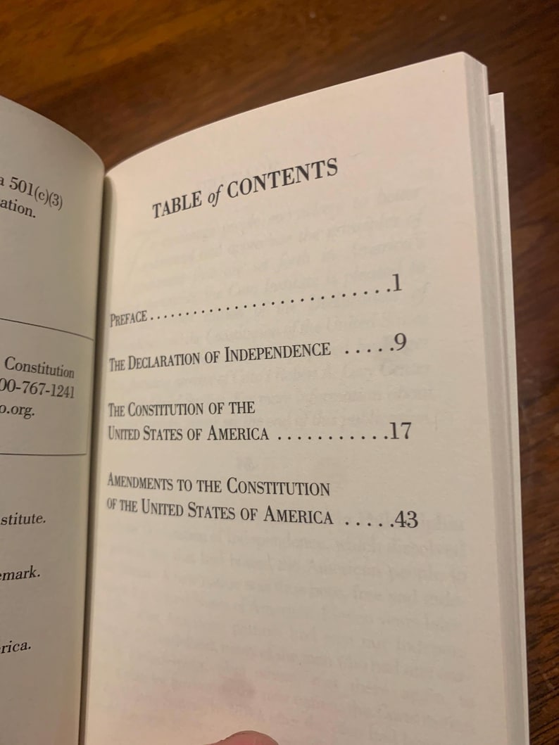 Pocket Constitution & Declaration of Independence image 5